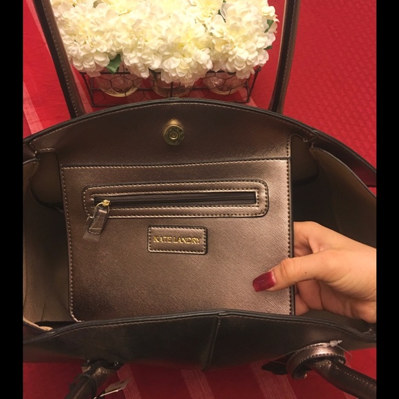 Pewter Kate Landry Purse - Picture 5 of 8